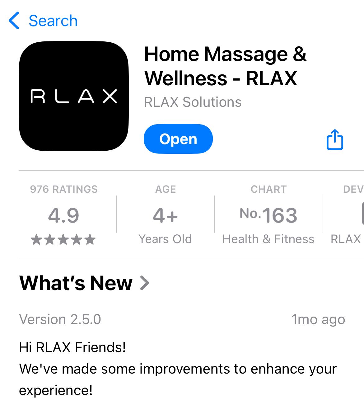 RLAX massage at home